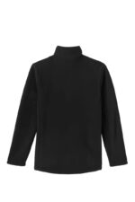 blusa fleece feminina half zip hike nos alpes preto costas