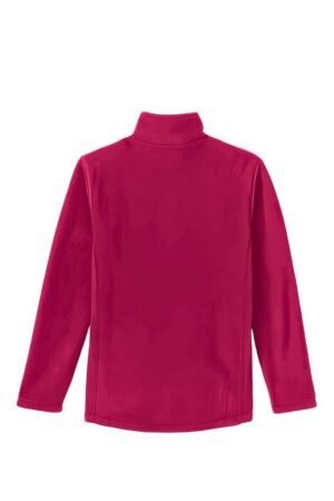 blusa fleece feminina half zip hike nos alpes vermelho cherry costas