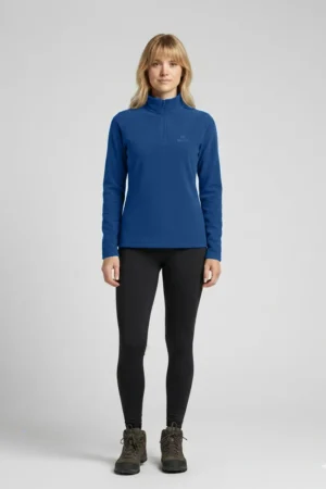 blusa fleece feminina hiker snow nos alpes