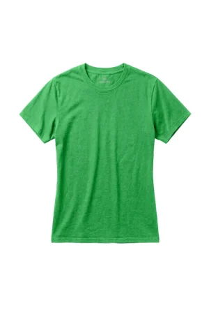 Camiseta Feminina Básica Estonada Verde