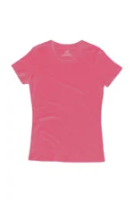 Camiseta Feminina Básica Estonada Vermelho