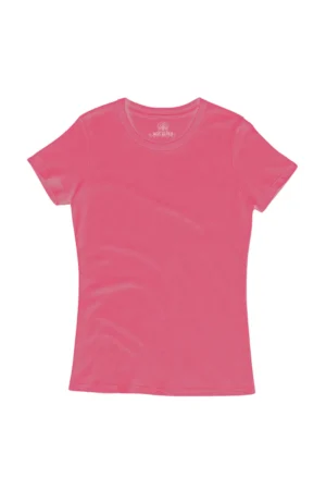 Camiseta Feminina Básica Estonada Vermelho
