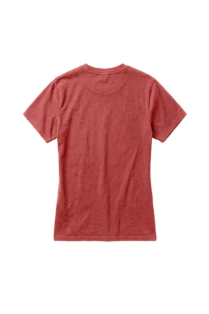 Camiseta Feminina Básica Estonada Vermelho