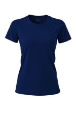 camiseta feminina poliamida uv básica marinho