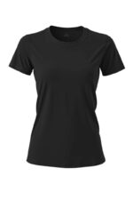 camiseta feminina poliamida uv básica preto