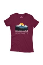 Camiseta Feminina Patagonia Bordô