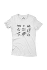 Camiseta Feminina Viajante Branco