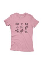 Camiseta Feminina Viajante Rosa