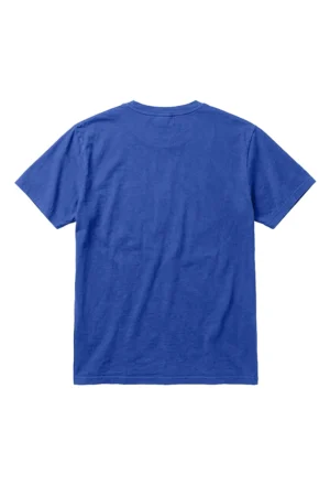 Camiseta Masculina Básica Estonada Azul