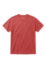 Camiseta Masculina Básica Estonada Vermelho