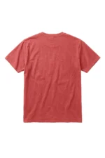 Camiseta Masculina Básica Estonada Vermelho