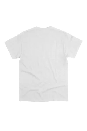 Camiseta Masculina Básica Branco Costas