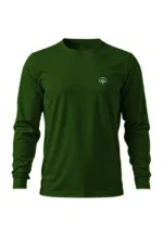 Camiseta Masculina Poliamida UV Manga Longa Nos Alpes Verde