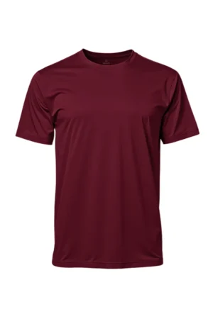 camiseta masculina poliamida uv basica bordo