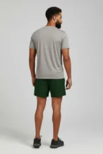 camiseta masculina poliamida uv basica cinza