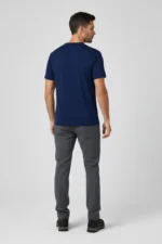 camiseta masculina poliamida uv basica marinho