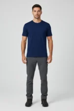 camiseta masculina poliamida uv basica marinho