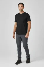 camiseta masculina poliamida uv basica preto