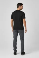 camiseta masculina poliamida uv basica preto