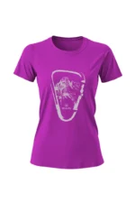 camiseta feminina poliamida uv escaladoras roxo