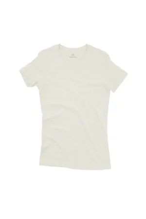 Camiseta Feminina Básica Off White