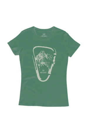 Camiseta Feminina Estonada Escaladoras Verde