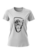 camiseta feminina poliamida uv escaladoras branco