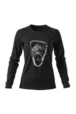 camiseta feminina poliamida uv manga longa escaladoras preto