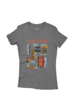 Camiseta Feminina Trad Climb Grafite