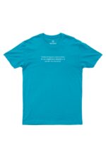 Camiseta Masculina Explorar o Mundo Enriquece a Alma Off Turquesa