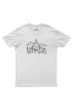 Camiseta Masculina Keep It Simple Branco