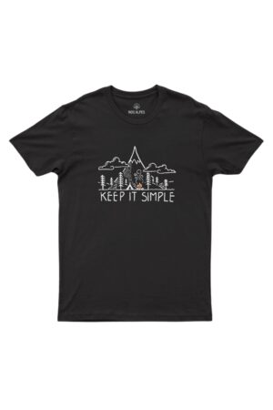 Camiseta Masculina Keep It Simple Preto