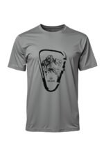 camiseta masculina poliamida uv escaladores cinza