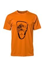 camiseta masculina poliamida uv escaladores laranja