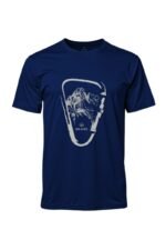 camiseta masculina poliamida uv escaladores marinho