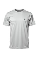 camiseta masculina poliamida uv nos alpes branco