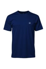 camiseta masculina poliamida uv nos alpes marinho