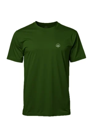 camiseta masculina poliamida uv nos alpes verde