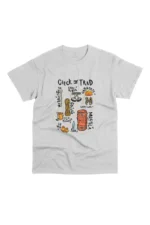 Camiseta Masculina Trad Climb Cinza Claro