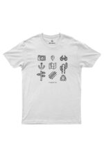 Camiseta Masculina Viajante Branco