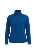 Jaqueta fleece feminina trekker snow nos alpes
