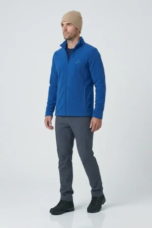 Jaqueta fleece masculina Trekker Snow nos alpes