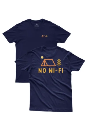 Camiseta Masculina No Wi-fi Marinho