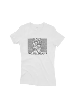 Camiseta Feminina Mountains Are Calling branco