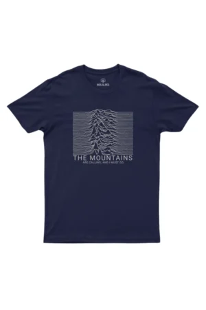 Camiseta Masculina Mountains Are Calling Marinho