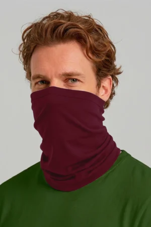 Bandana Tubular UV Unissex Bordo Nos Alpes