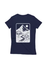 Camiseta Feminina Wild And Free Marinho
