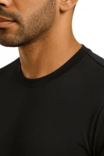 Camiseta Masculina Básica Poliamida UV Preto