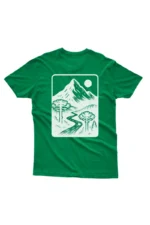Camiseta Masculina Wild And Free Verde