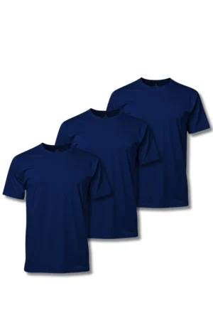 kit-3-camisetas-masculina-basica-poliamida-uv-marinho